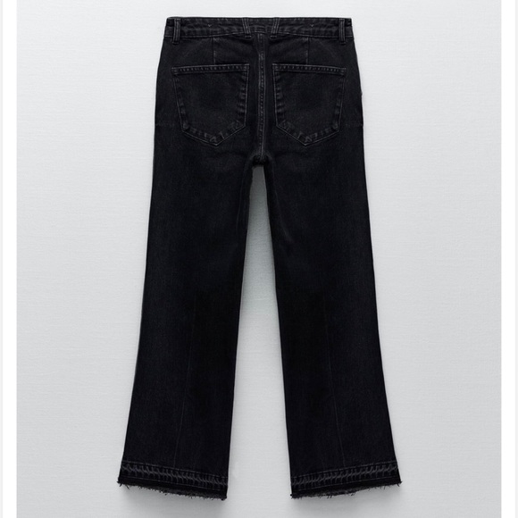Zara The Ness Cropped Flare Jeans - Picture 4 of 7